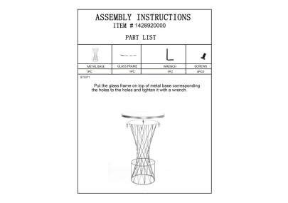 Table de bar Tour Neuve – Allure contemporaine Ø70x103 cm