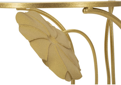 Table 2 étagères Fleurs – Raffinement fleuri Ø40x78 cm