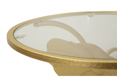 Table 2 étagères Fleurs – Raffinement fleuri Ø40x78 cm