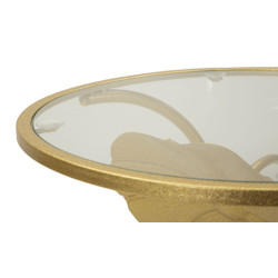 Table 2 étagères Fleurs – Raffinement fleuri Ø40x78 cm