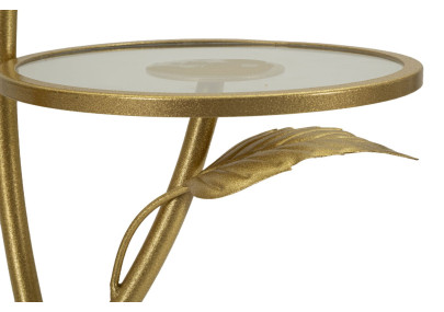 Table 3 étagères Relevable – Praticité élégante Ø54x69,5 cm