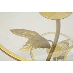 Table 3 étagères Relevable – Praticité élégante Ø54x69,5 cm