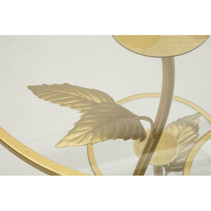 Table 3 étagères Relevable – Praticité élégante Ø54x69,5 cm