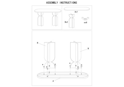 Table Dune – Forme fluide Ø45x58 cm