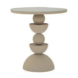 Table Dune avec miroir – Compacte et élégante Ø40,5x42 cm