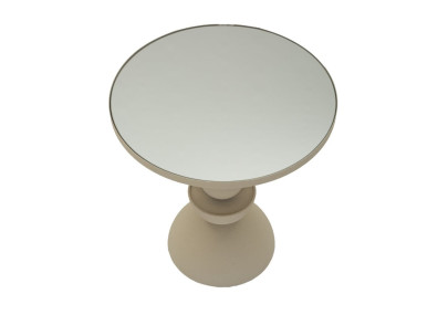 Table Dune avec miroir – Compacte et élégante Ø40,5x42 cm