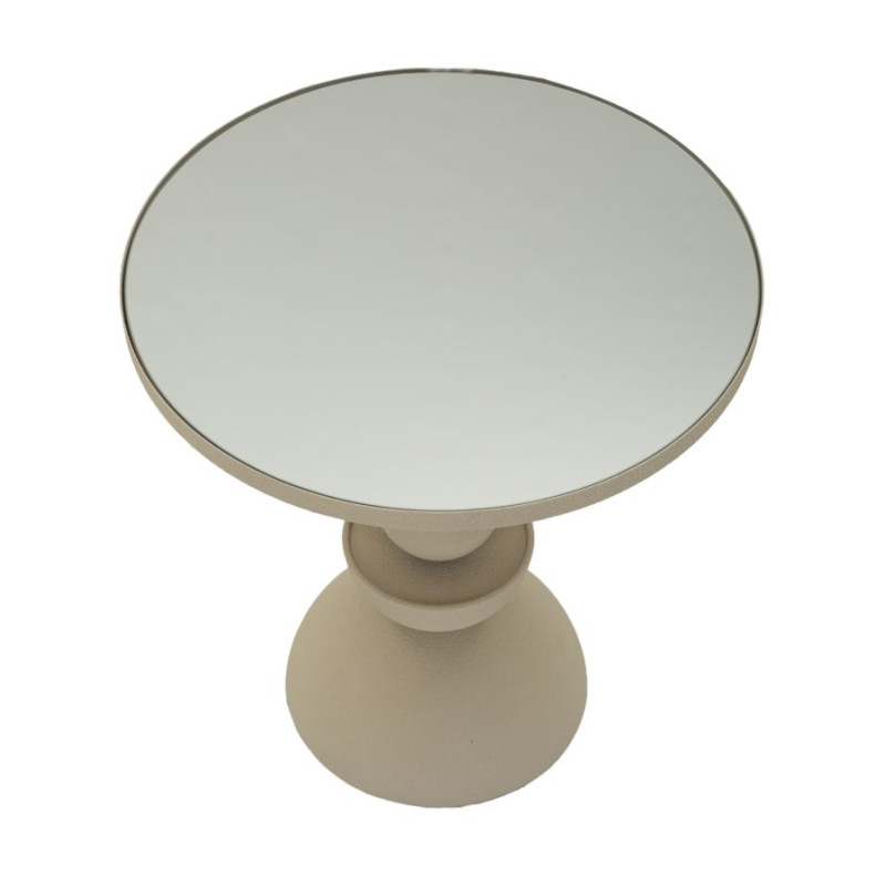Table Dune avec miroir – Compacte et élégante Ø40,5x42 cm