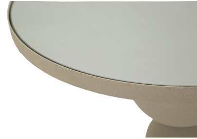 Table Dune avec miroir – Compacte et élégante Ø40,5x42 cm
