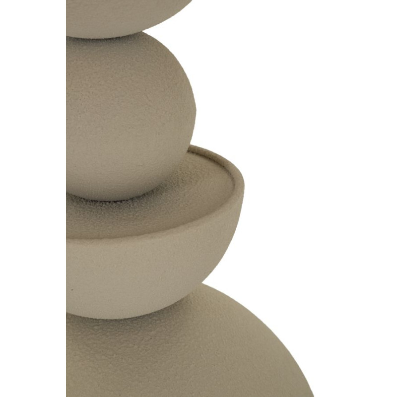 Table Dune avec miroir – Compacte et élégante Ø40,5x42 cm