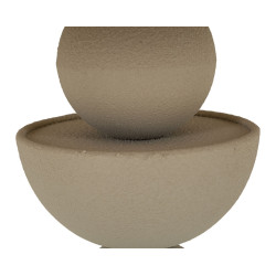 Table Dune avec miroir – Compacte et élégante Ø40,5x42 cm