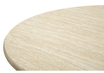 Table de bar Alaska Crème – Modernité douce Ø60x106 cm