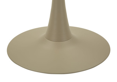 Table de bar Alaska Crème – Modernité douce Ø60x106 cm