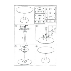Table de bar Alaska Vert – Éclat végétal Ø60x106 cm