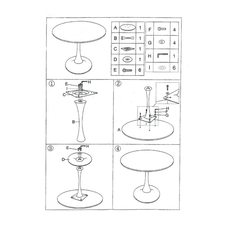 Table de bar Alaska Vert – Éclat végétal Ø60x106 cm