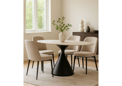 Table à manger Stockholm – Dimensions généreuses 180x90x73 cm