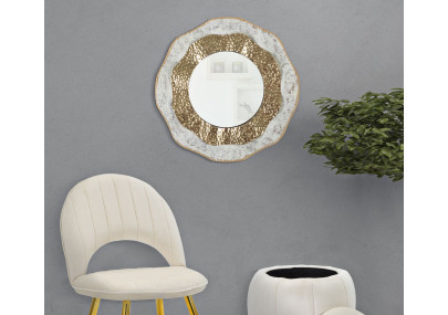 Miroir mural Shai light Ø54,5x4,5 cm – Luminosité subtile et touche raffinée