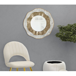 Miroir mural Shai light Ø54,5x4,5 cm – Luminosité subtile et touche raffinée