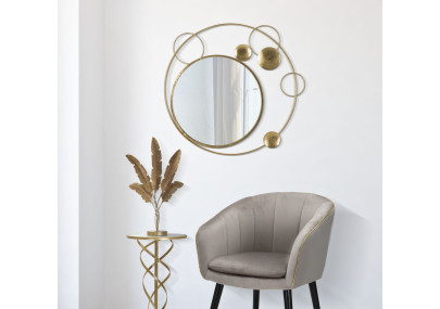 Miroir mural Planète 90x3x83 cm – Design cosmique et éclat futuriste