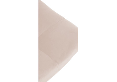 Taburete de bar Jerry en terciopelo Beige,Negro