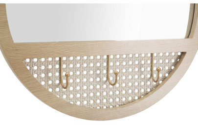 Miroir mural Fuji Ø50x5 cm – Minimalisme japonais et raffinement moderne