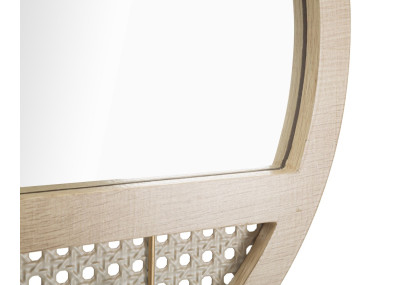 Miroir mural Fuji Ø50x5 cm – Minimalisme japonais et raffinement moderne