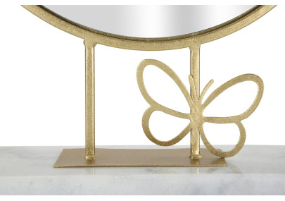 Miroir de table Papillon 30x9x39,5 cm – Délicatesse ailée et reflets poétiques