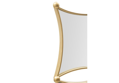 Miroir mural Jalo 68x3,5x68 cm – Modernité géométrique et éclat raffiné