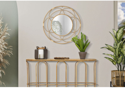 Miroir mural Valence Ø60x3 cm – Design sobre et charme méditerranéen
