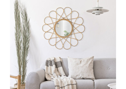 Miroir mural Almeria 65,5x3 cm – Simplicité élégante et reflets lumineux