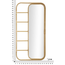 Miroir sur sol Panama 77,5x3,3x151 cm – Grande élégance et allure majestueuse