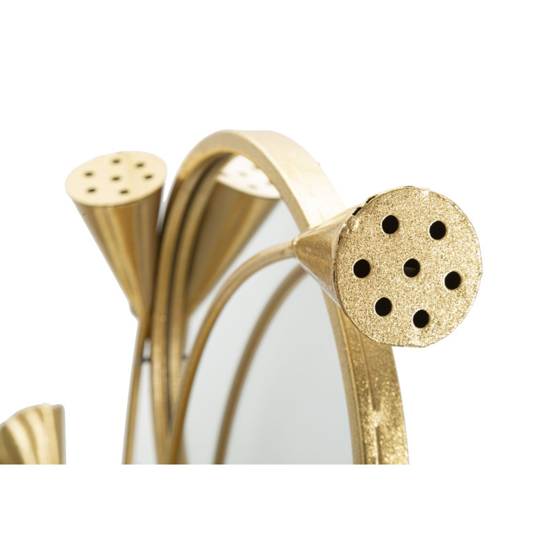 Miroir mural Triple Flow 65x8x88 cm – Courbes dynamiques et style artistique