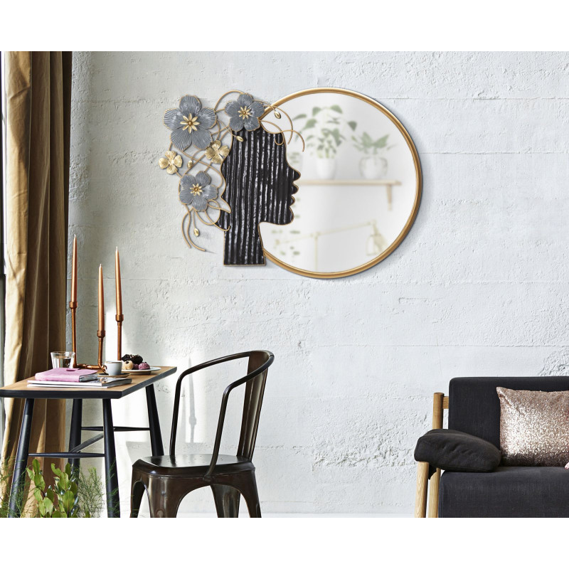 Miroir mural Femme 81,9x7x61 cm – Silhouette sensuelle et design sculptural