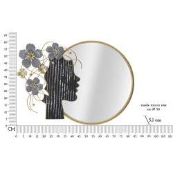 Miroir mural Femme 81,9x7x61 cm – Silhouette sensuelle et design sculptural