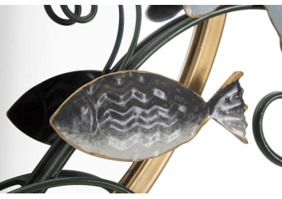 Miroir mural Poisson 88,9x7,6x65,4 cm – Originalité marine et charme décoratif