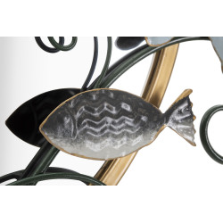 Miroir mural Poisson 88,9x7,6x65,4 cm – Originalité marine et charme décoratif