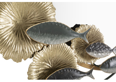 Miroir mural Poisson 88,9x7,6x65,4 cm – Originalité marine et charme décoratif