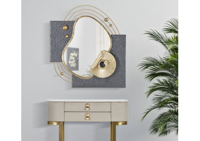 Miroir mural Art 80x7x72,4 cm – Création artistique et sophistication murale