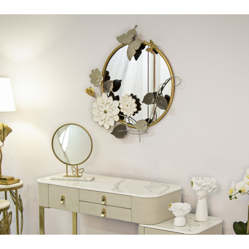 Miroir mural Tonis 74,9x7x66 cm – Design harmonieux et modernité sobre