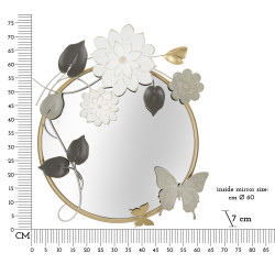 Miroir mural Tonis 74,9x7x66 cm – Design harmonieux et modernité sobre