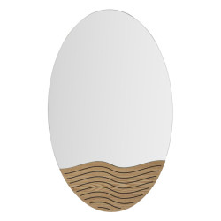 Lignes de miroir mural 50x1,5x80 cm – Design linéaire et élégance minimaliste