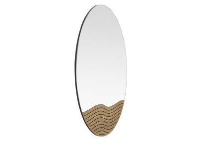 Lignes de miroir mural 50x1,5x80 cm – Design linéaire et élégance minimaliste