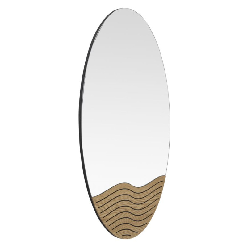Lignes de miroir mural 50x1,5x80 cm – Design linéaire et élégance minimaliste