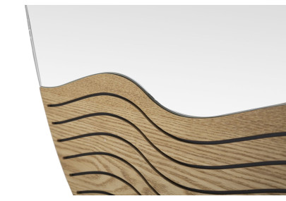 Lignes de miroir mural 50x1,5x80 cm – Design linéaire et élégance minimaliste