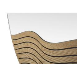 Lignes de miroir mural 50x1,5x80 cm – Design linéaire et élégance minimaliste