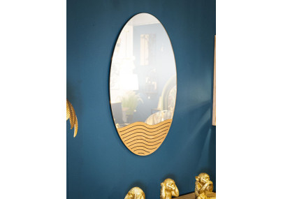 Lignes de miroir mural 50x1,5x80 cm – Design linéaire et élégance minimaliste