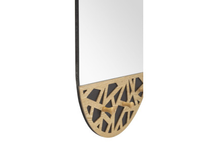 Miroir mural C/App-Abiti Carv 60x5,3x90 cm – Miroir pratique et raffiné au charme sculptural