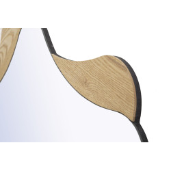 Miroir mural Étoile Ø80x1 cm – Brillance céleste et touche glamour