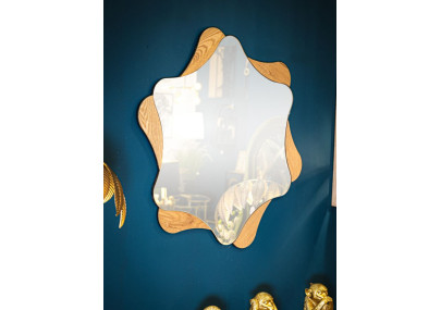 Miroir mural Étoile Ø80x1 cm – Brillance céleste et touche glamour