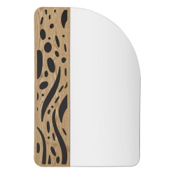 Miroir mural Terry 60x1x90 cm – Simplicité moderne et reflets raffinés