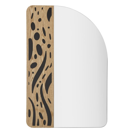 Miroir mural Terry 60x1x90 cm – Simplicité moderne et reflets raffinés